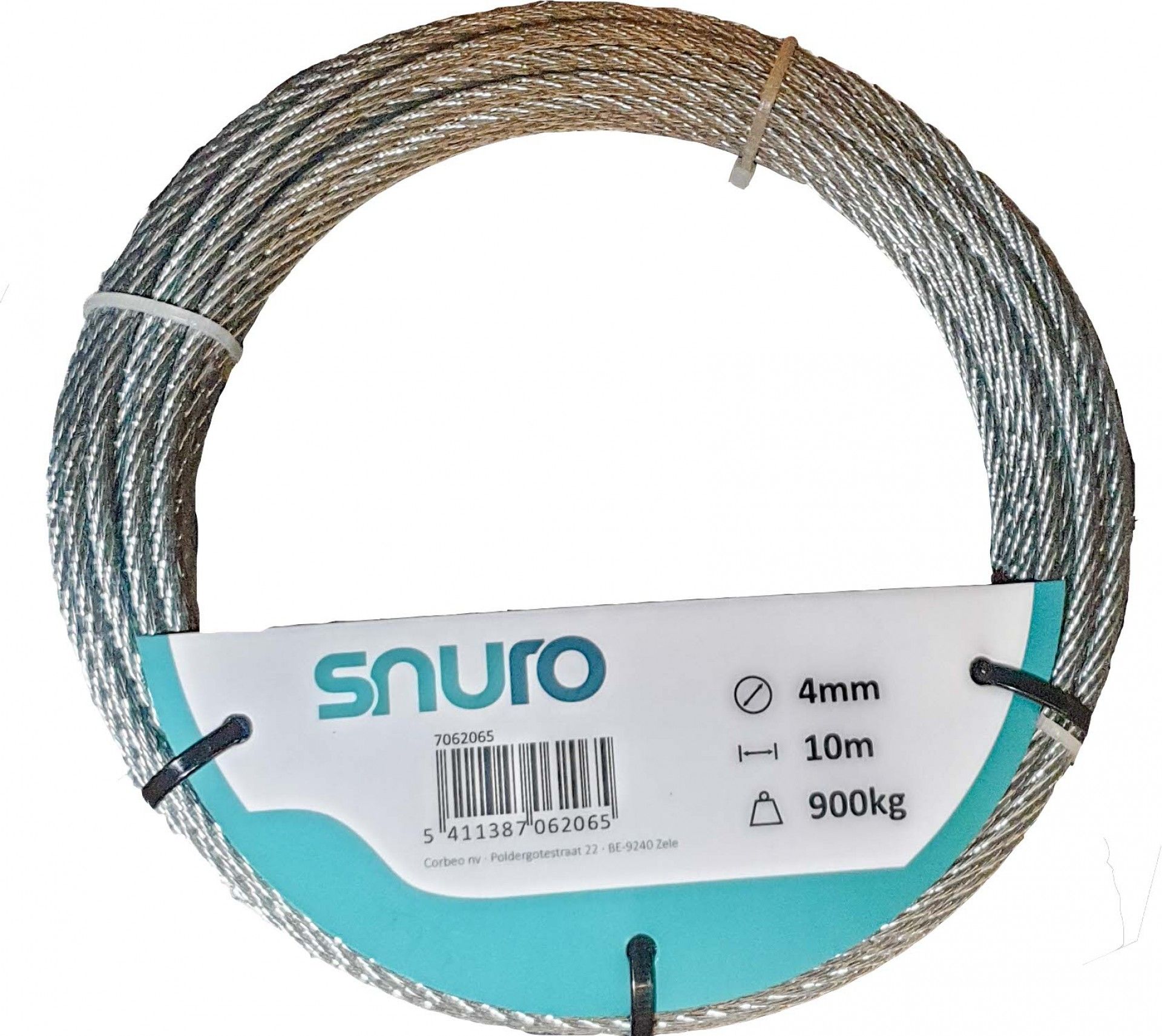 Cabo De Aço Galvanizado 4mm 10m