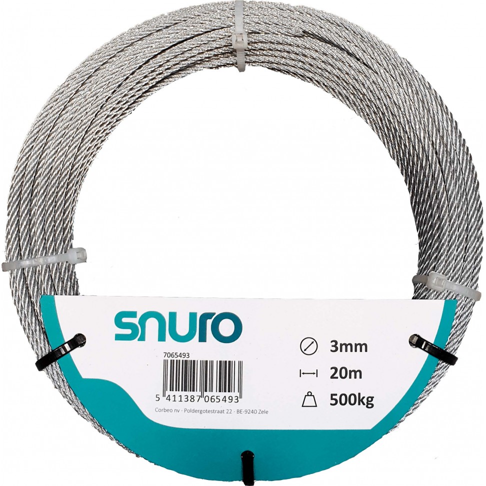 Cabo De A�o Galvanizado 3mm 20m