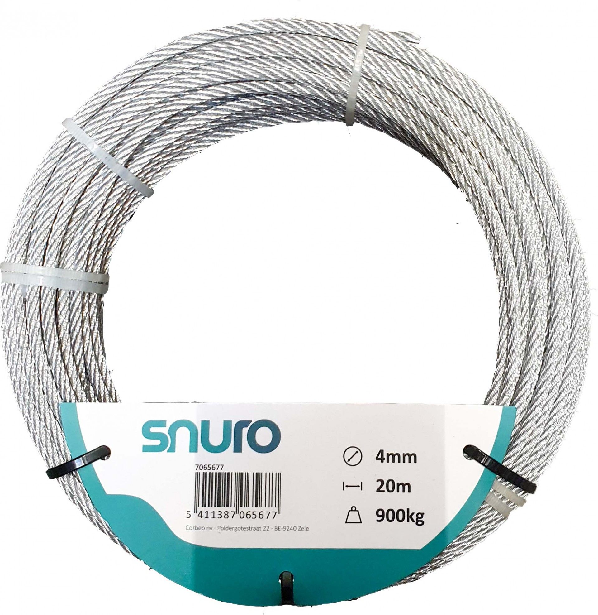 Cabo De Aço Galvanizado 4mm 20m