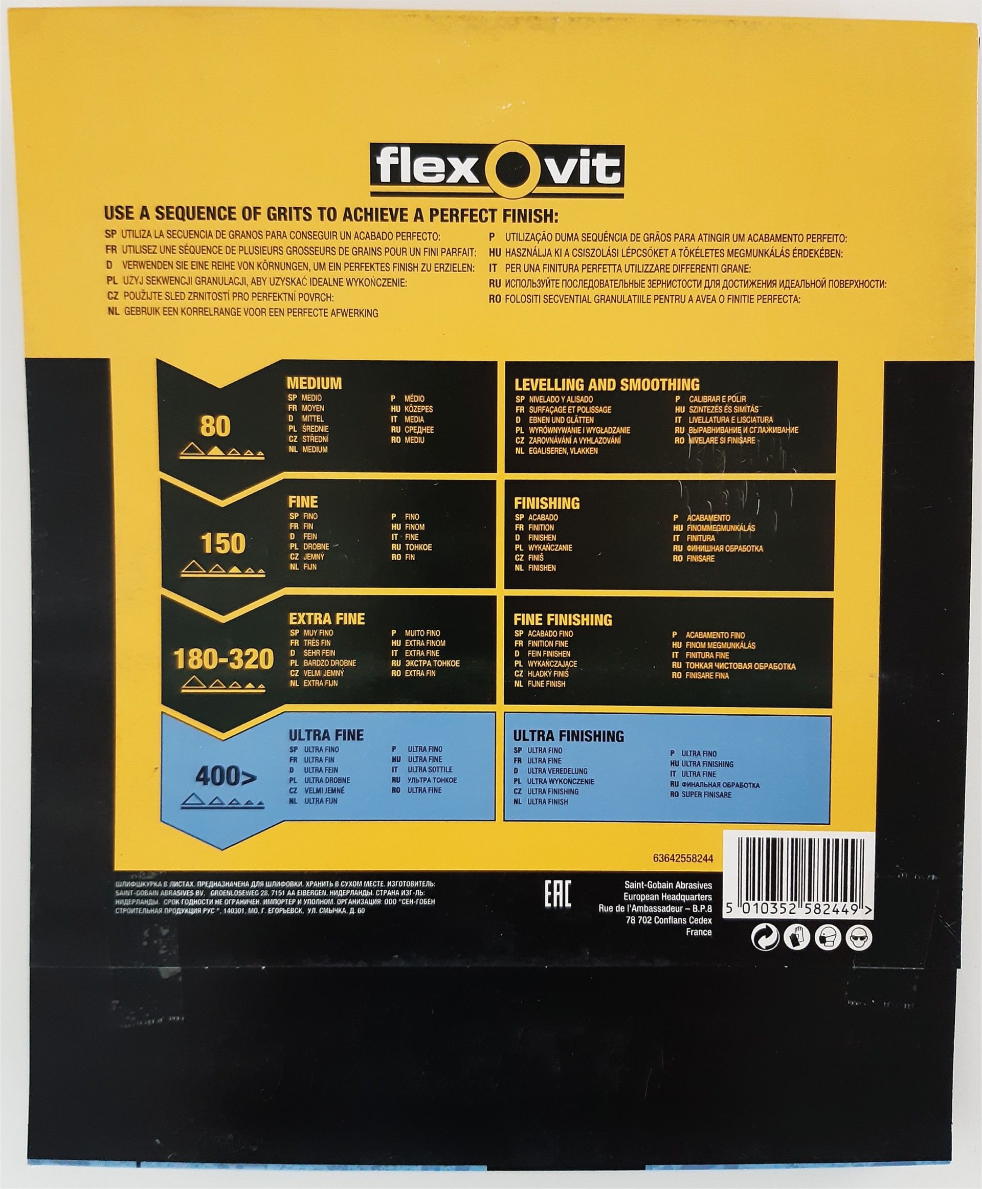 Lixa Água Grão 600 1unidade