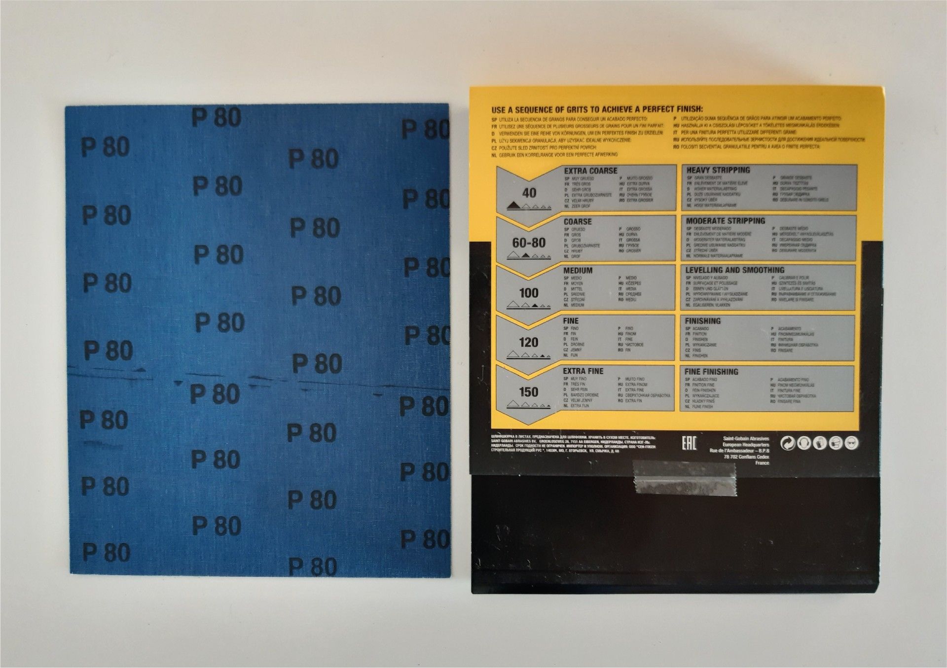 Lixa Para Ferro Grão 80 1 Unidade