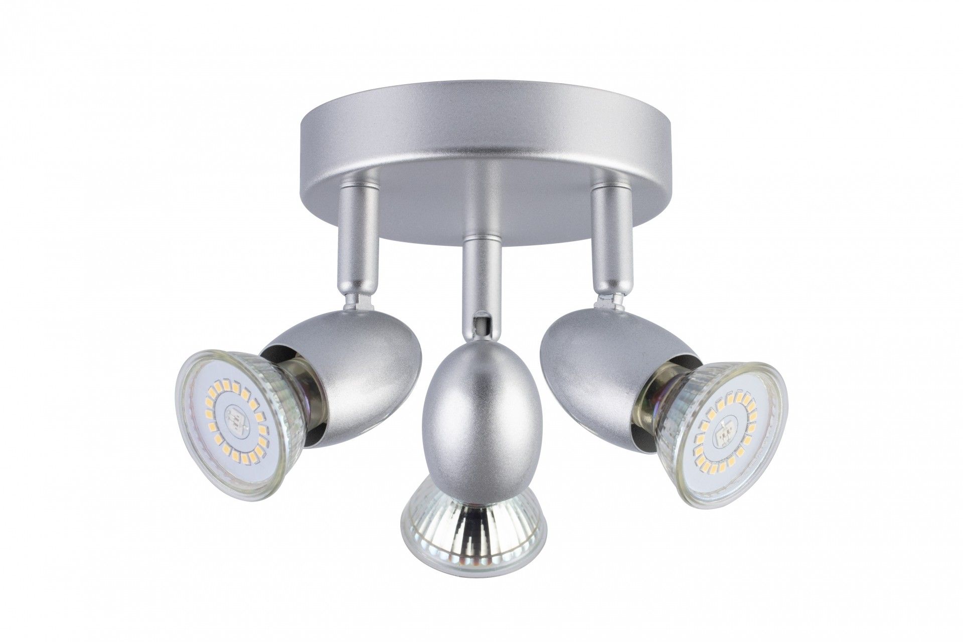 Prato 3 Spots Gu10 Cinza