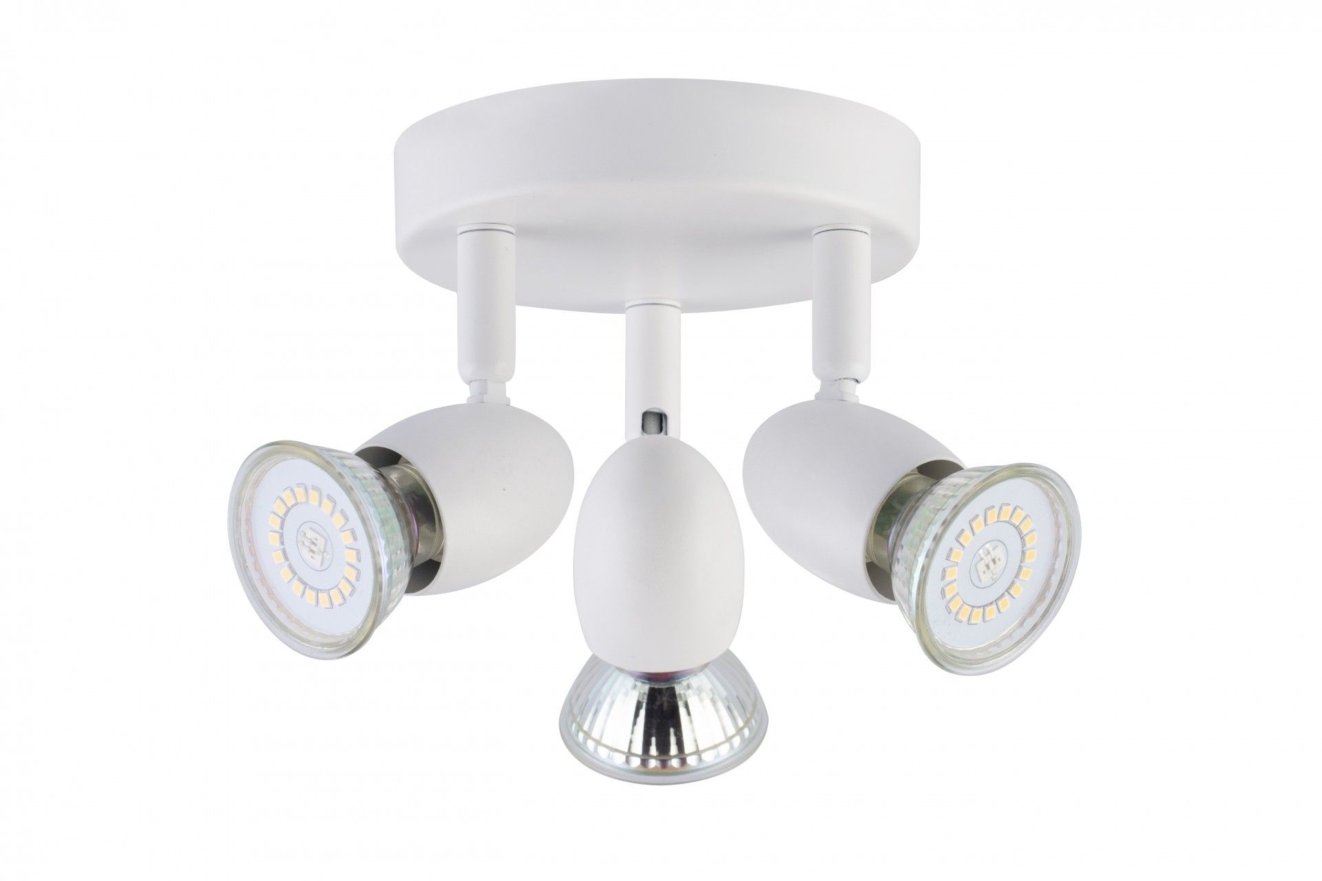 Prato 3 Spots Gu10 Branco