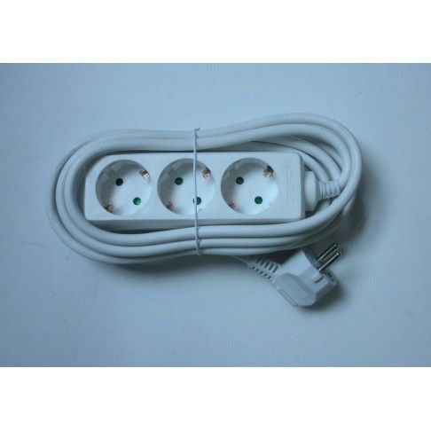 Bloco 3 Tomadas com Cabo 3mx1.5mm Bloco 3 Tomadas com Cabo 3mx1.5mm