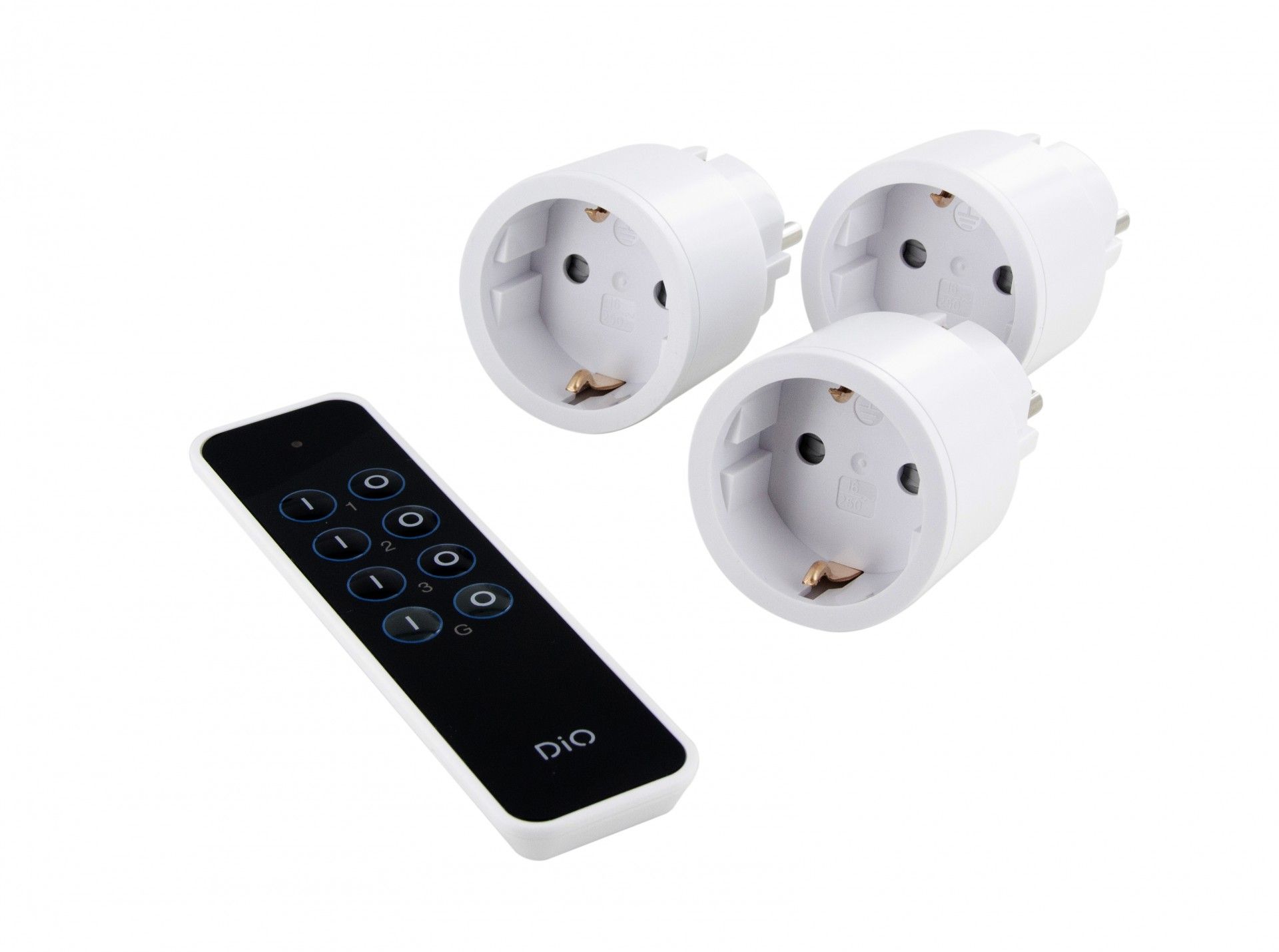 Kit Telecomando + 3 Tomadas