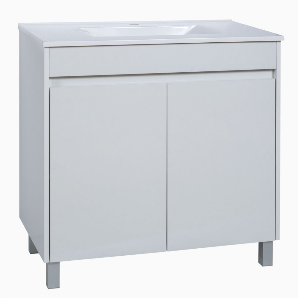 M�vel Caruso 81x80x45 cm, Branco Brilho