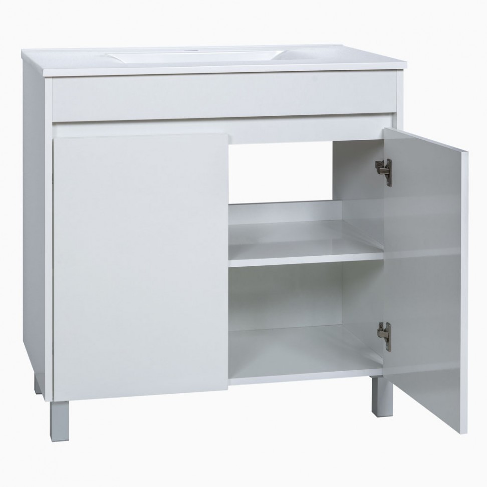 M�vel Caruso 81x80x45 cm, Branco Brilho