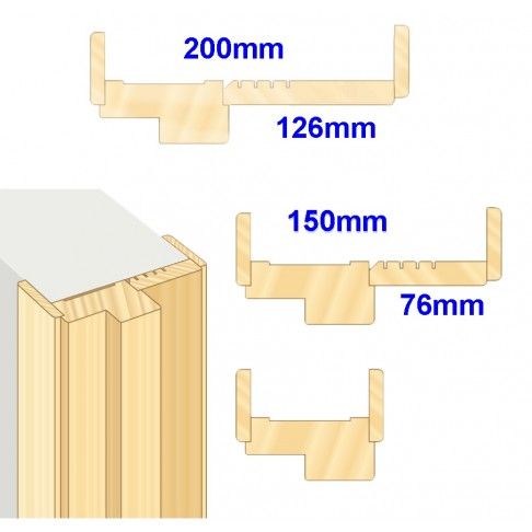 Extensão 2200x15x76 P/Aduela Branco Extensão 2200x15x76 P/Aduela Branco
