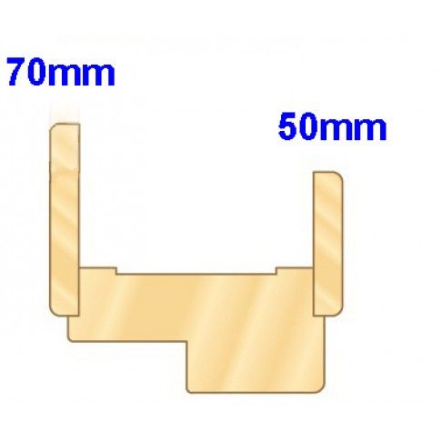 Extensão 2200x15x76 P/Aduela Branco Extensão 2200x15x76 P/Aduela Branco