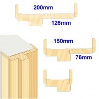Extensão 2200x15x76 P/Aduela Branco Extensão 2200x15x76 P/Aduela Branco