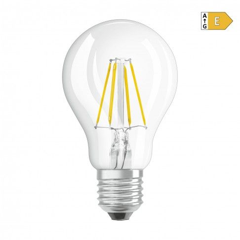 Lâmpada OSRAM A60 Fila E27 470lm 4000k 4w Lâmpada OSRAM A60 Fila E27 470lm 4000k 4w