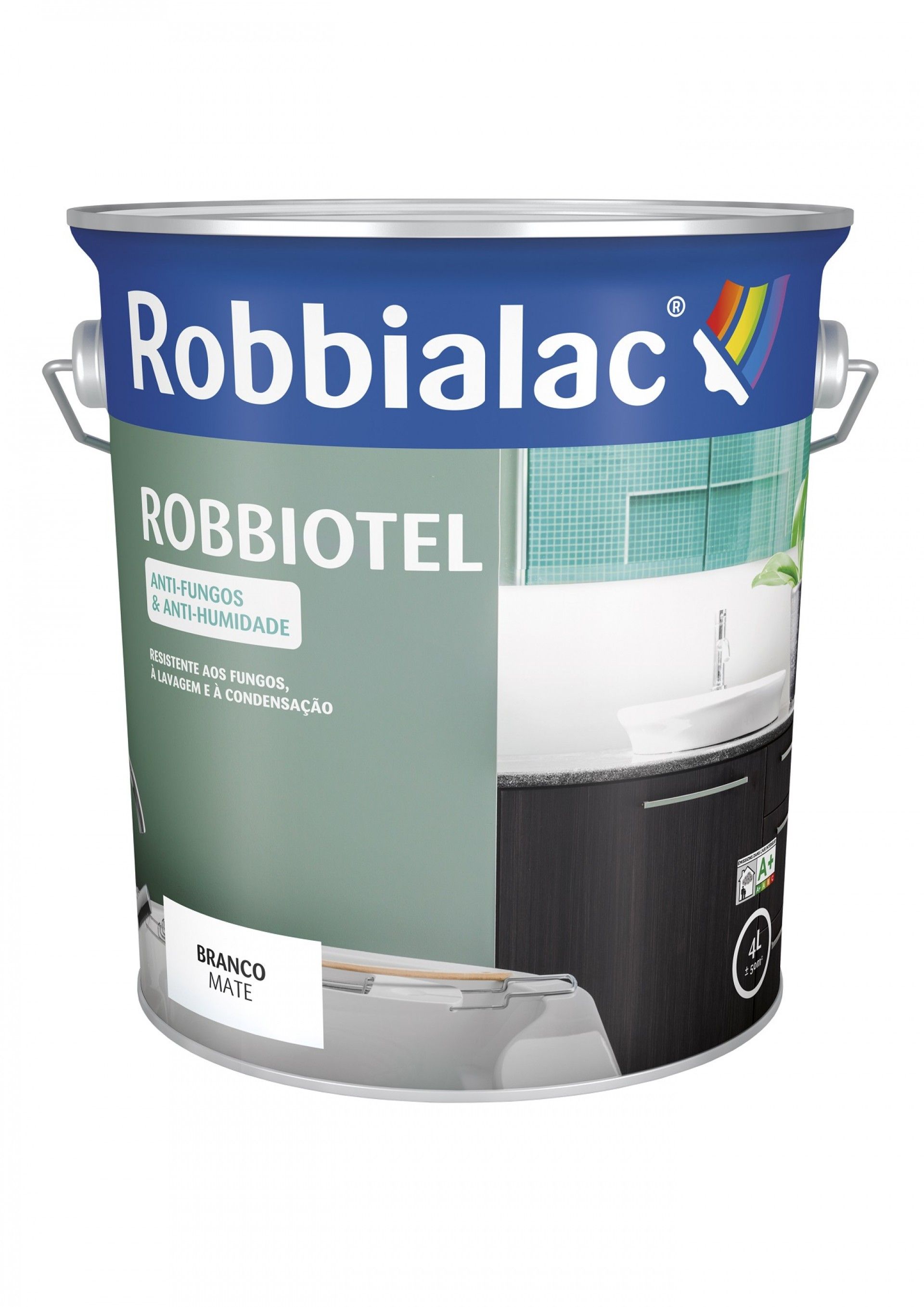 Tinta Interior Robbiotel Branca Mate 4l
