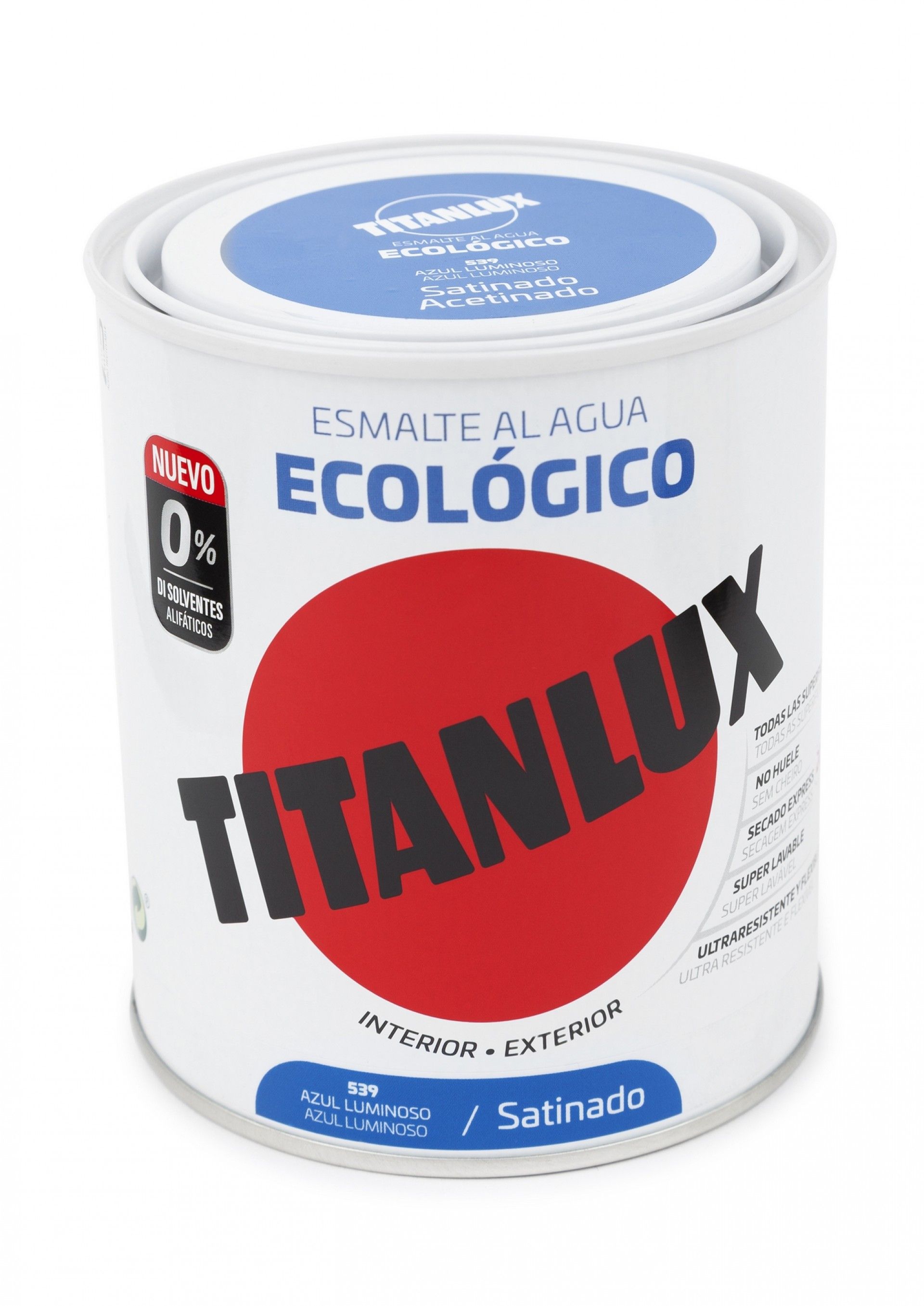 Esmalte Eco Multis Aqua Acetinado Azul Lu 0,75l