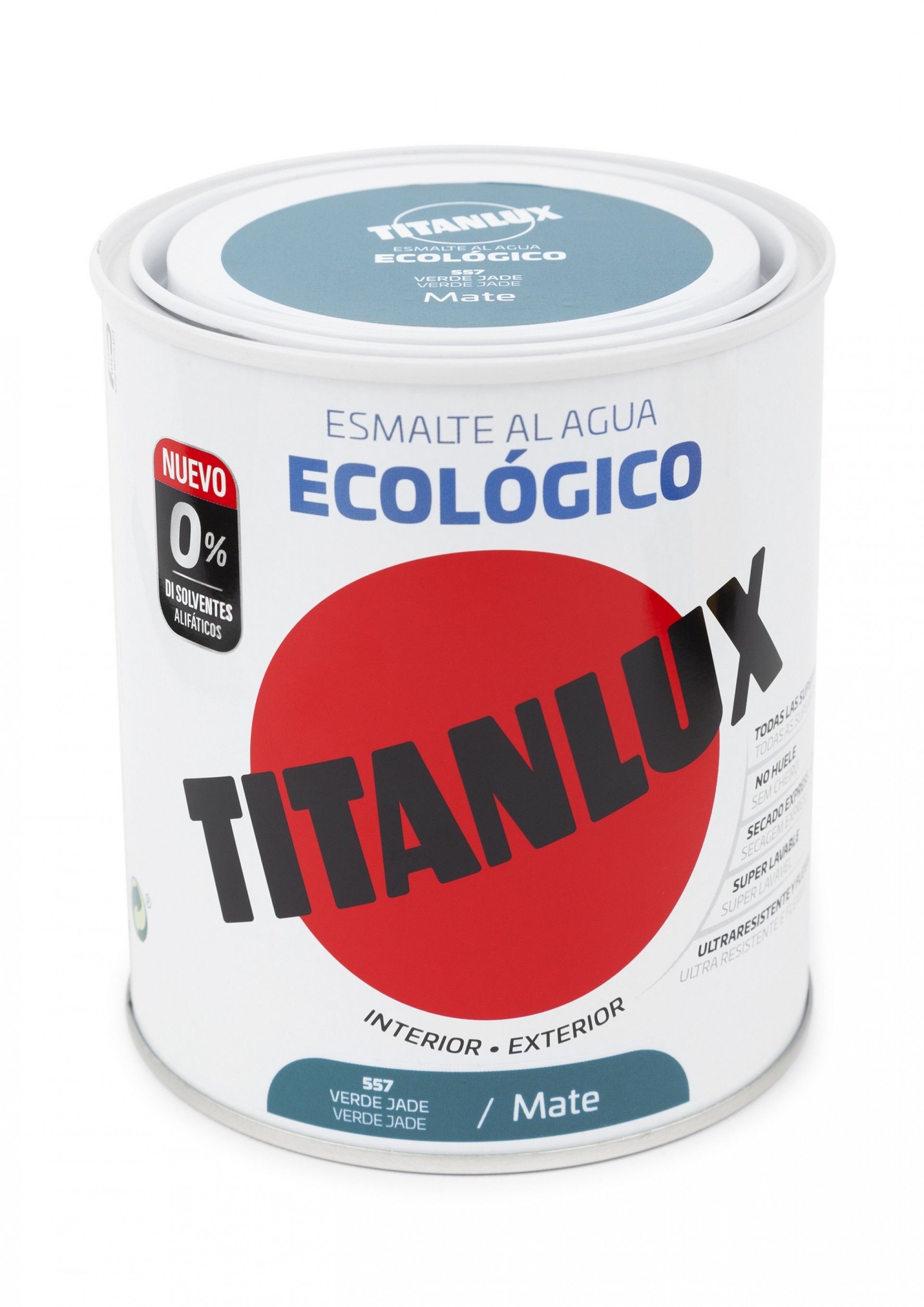 Esmalte Eco Multis Aqua Acetinado Verde Ja 0,75l