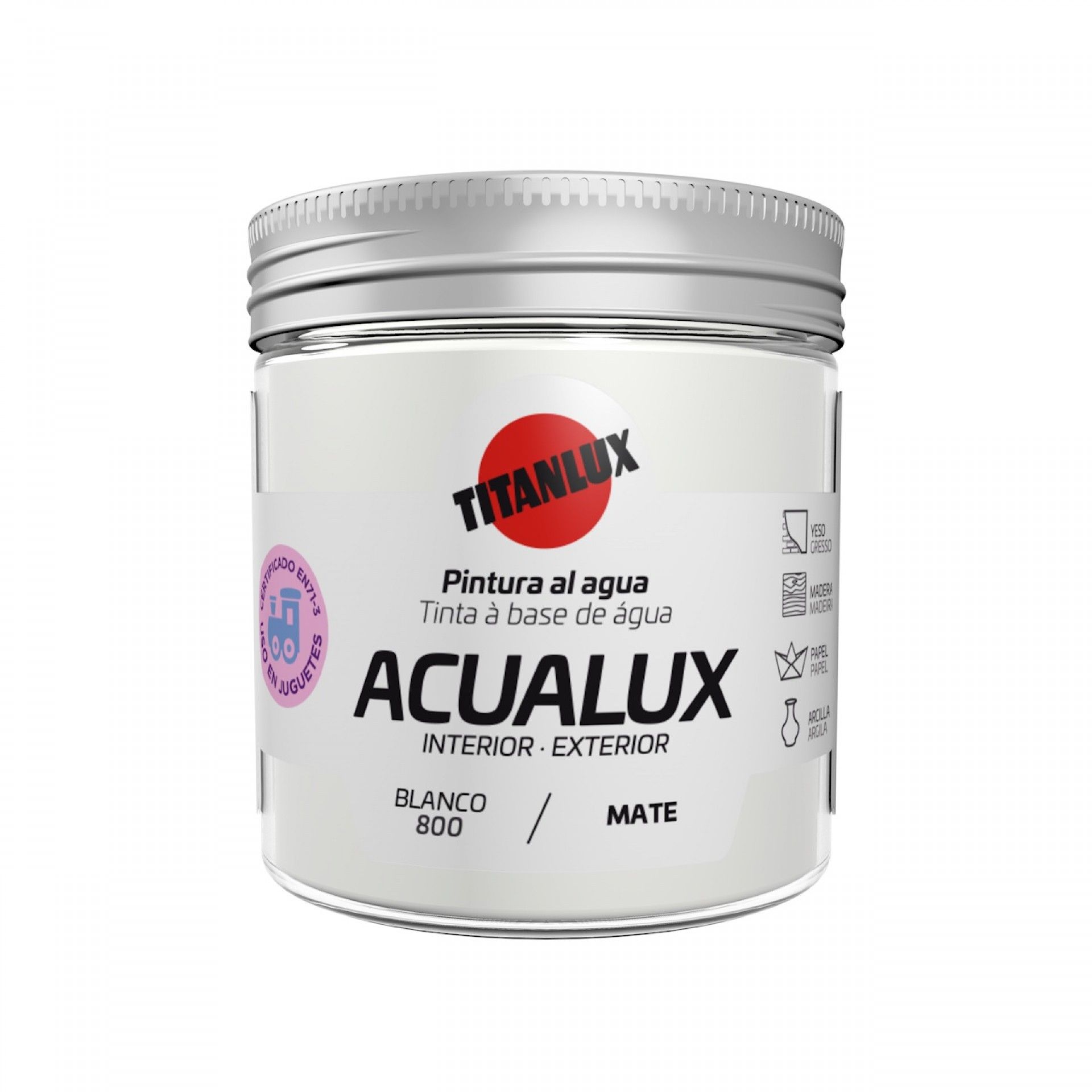 Tinta Acualux Mate Branco75ml