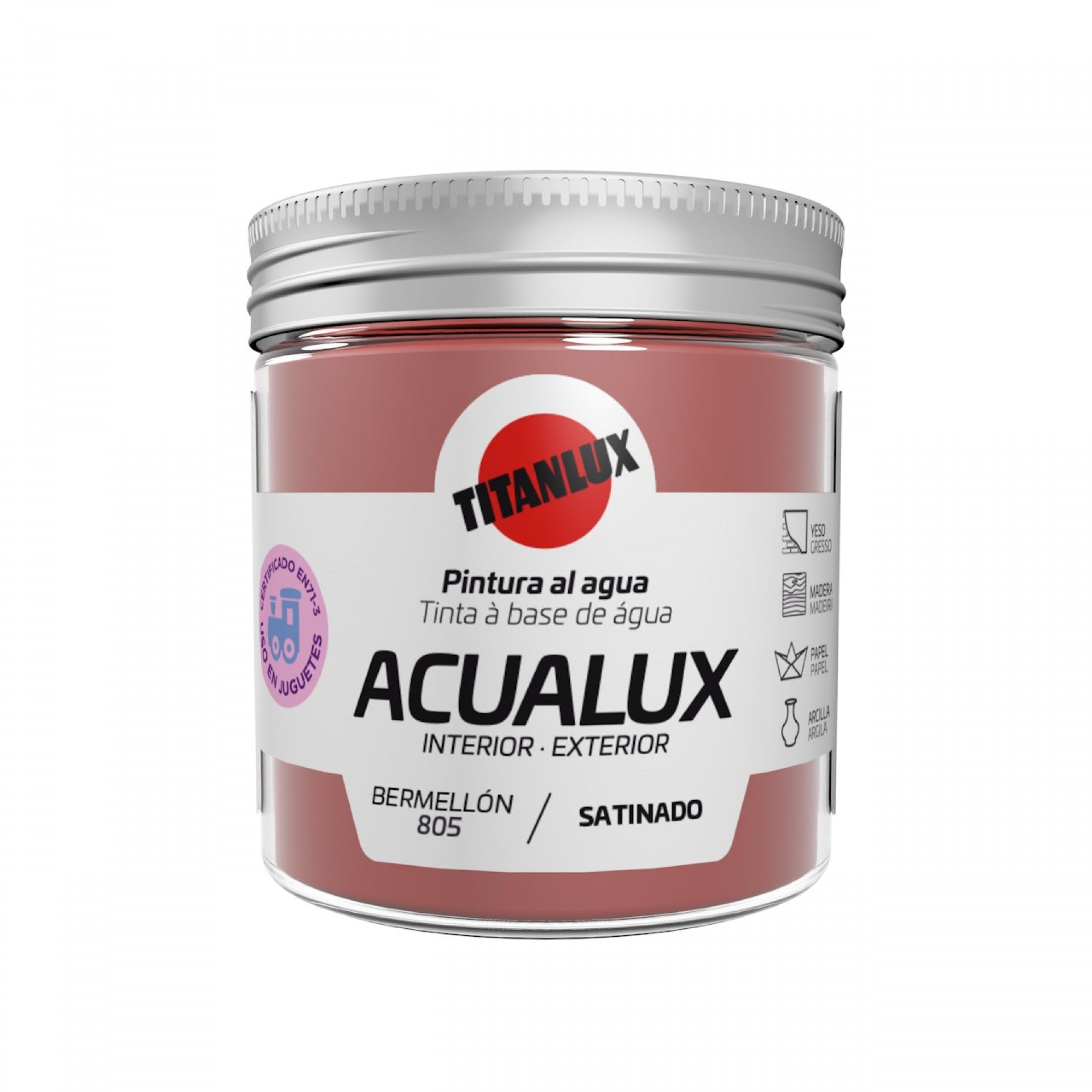 Tinta Acualux Acetinado Vermelhão 75ml