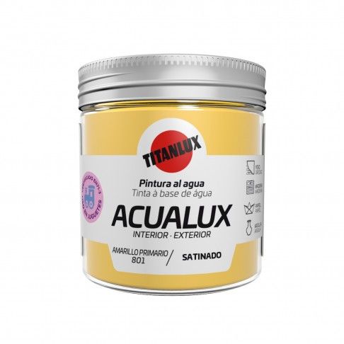 Tinta Acualux Acetinado Amar Primar 75ml Tinta Acualux Acetinado Amar Primar 75ml