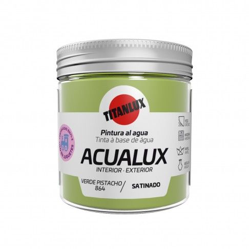 Tinta Acualux Acetinado Verde Pistacho 75ml Tinta Acualux Acetinado Verde Pistacho 75ml