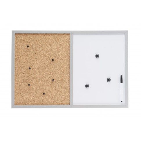 Quadro Cortiça/Pvc Silver 60x40cm Quadro Cortiça/Pvc Silver 60x40cm