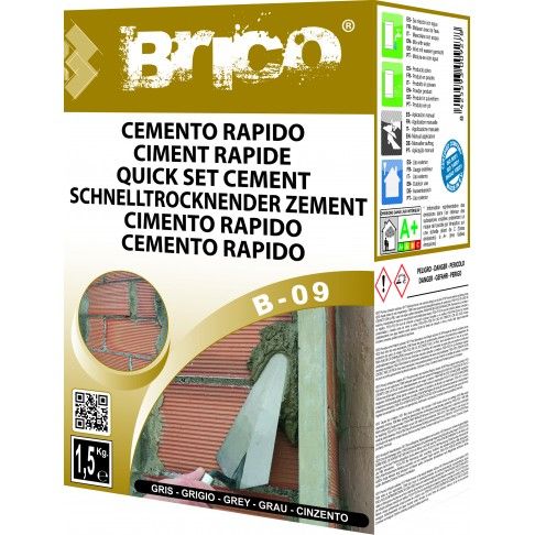 Cimento Rápido Brico 1,5kg Cimento Rápido Brico 1,5kg