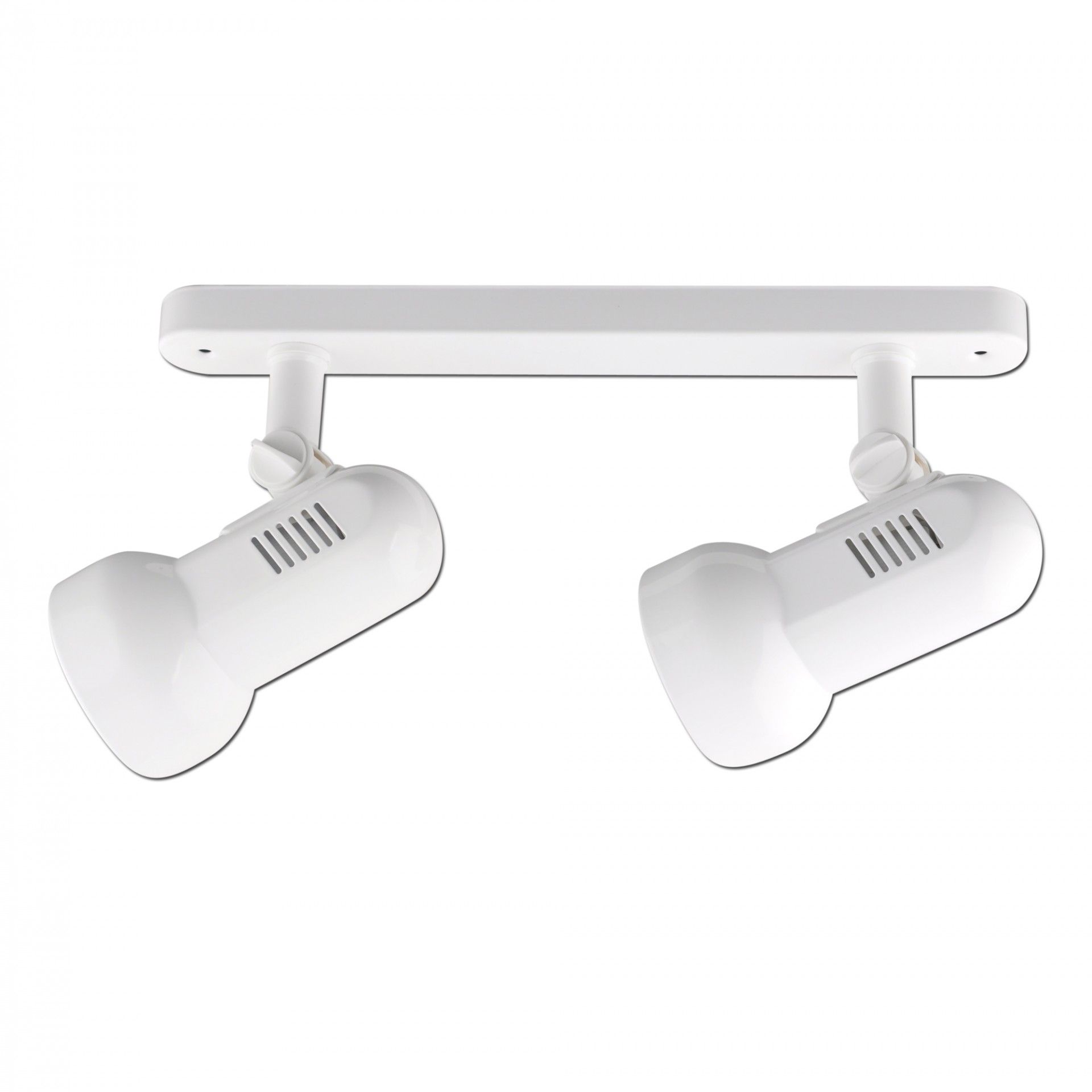 Régua 2 Spots E27 Basic Branco