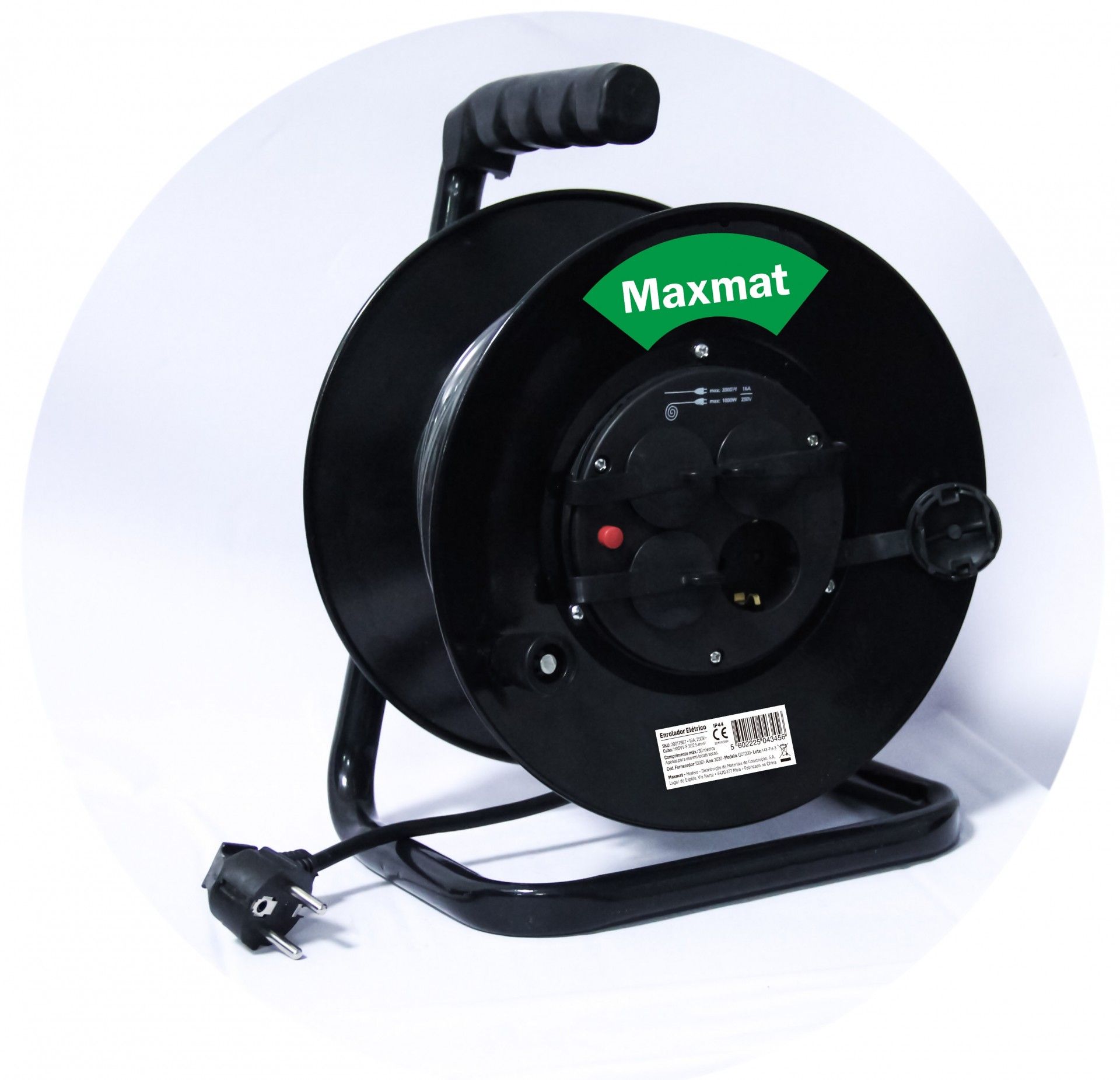 Enrolador Com Disjuntor 3g 2,5mm 30m