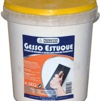Gesso Estuque Balde 4,5kg Gesso Estuque Balde 4,5kg