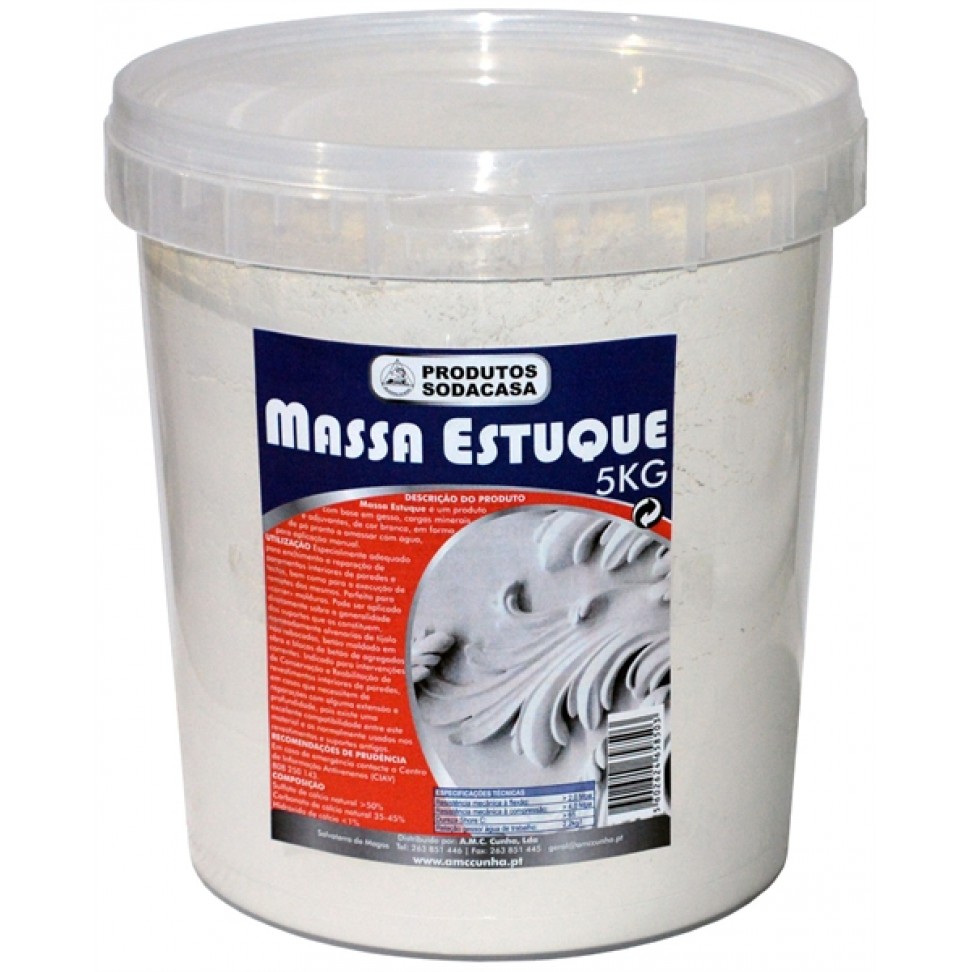 Massa Estuque P� Balde 5kg