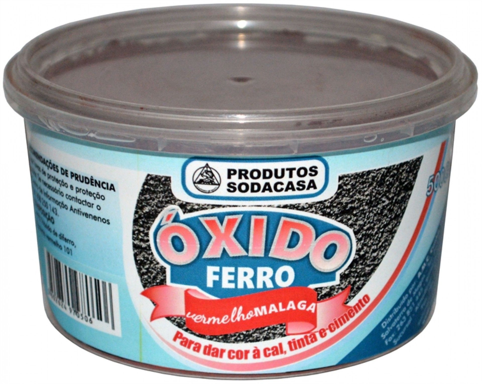 Oxido Ferro Vermelho 0,5kg