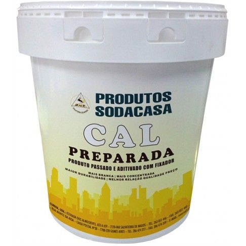 Cal Preparada Balde 5l Cal Preparada Balde 5l