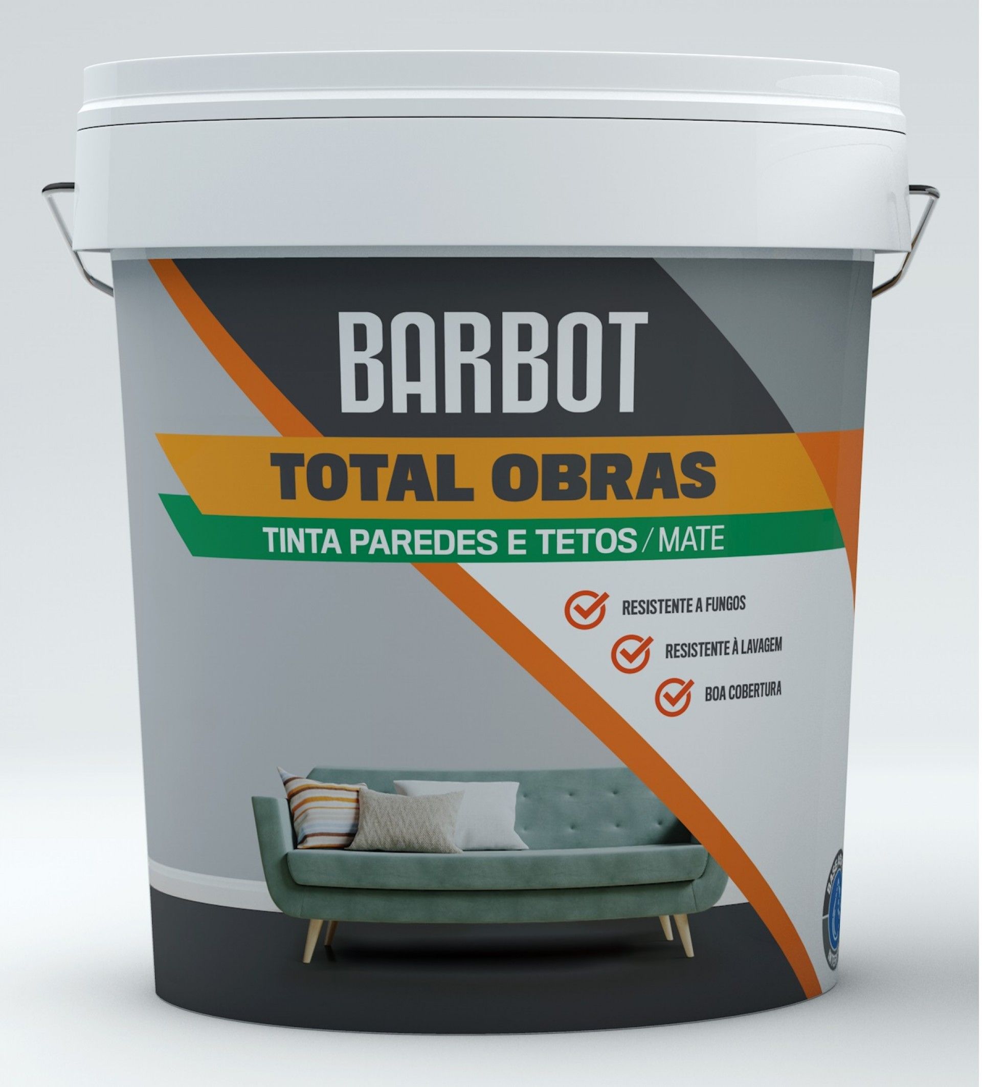 Tinta Total Obras Interior/Exterior Mate Branca 5l