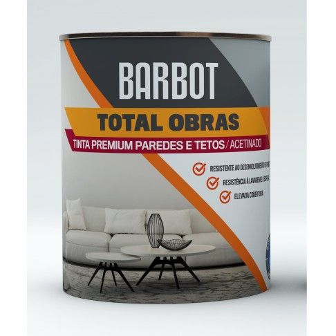 Tinta Total Obras Premium Interior Acetinada Basep 1l Tinta Total Obras Premium Interior Acetinada Basep 1l