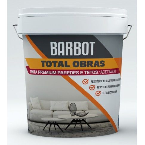 Tinta Total Obras Premium Interior Acetinada Basep 5l Tinta Total Obras Premium Interior Acetinada Basep 5l