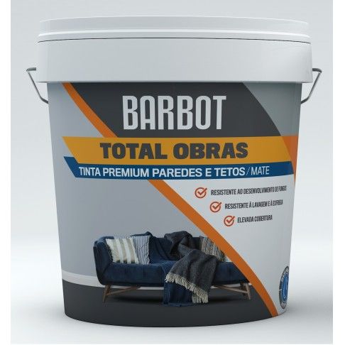 Tinta Total Obras Premium Interior/Exterior Mate Basep 15l Tinta Total Obras Premium Interior/Exterior Mate Basep 15l
