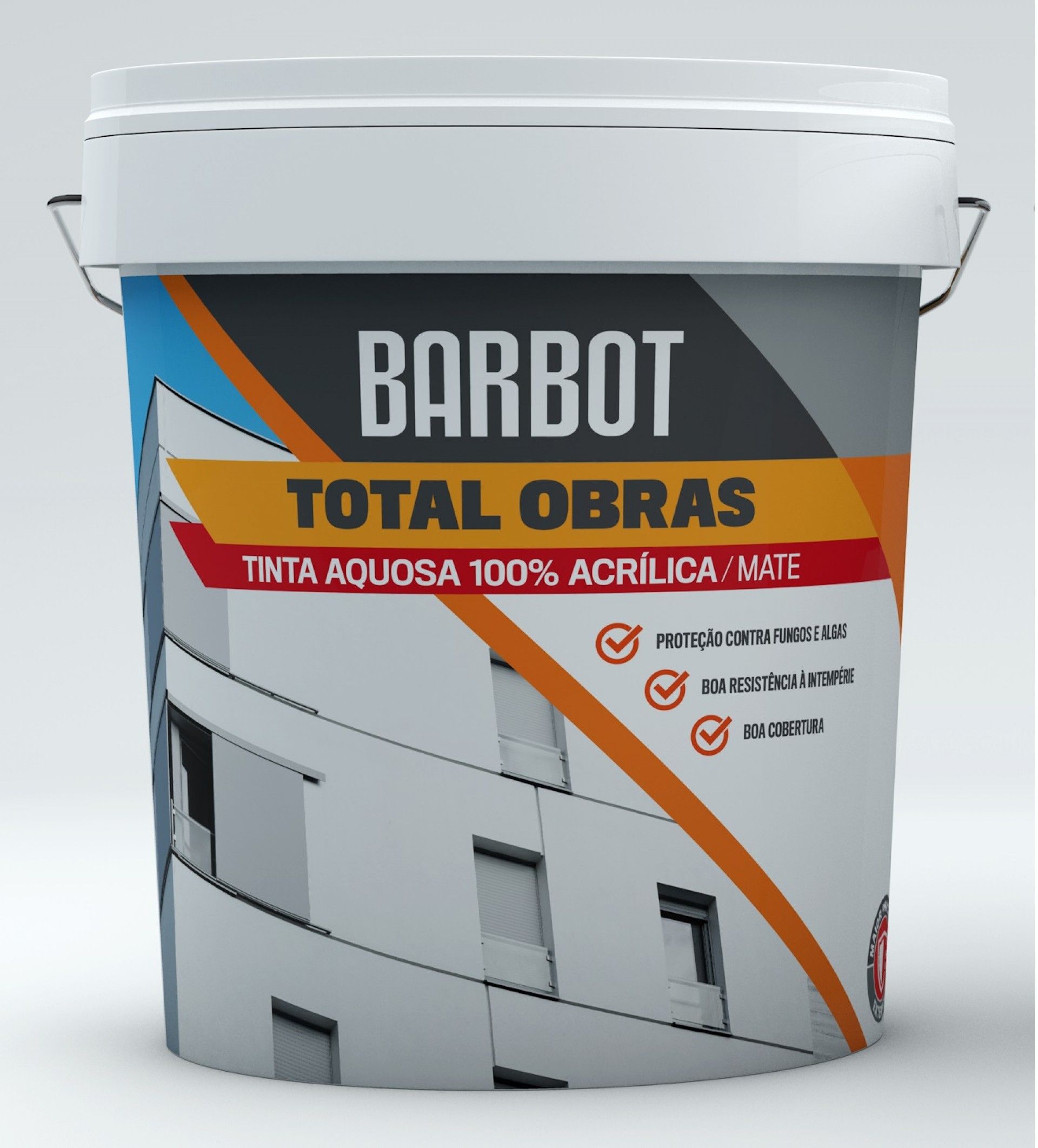 Tinta Total Obras 100% Acrílica Exterior Mate Basep 5l