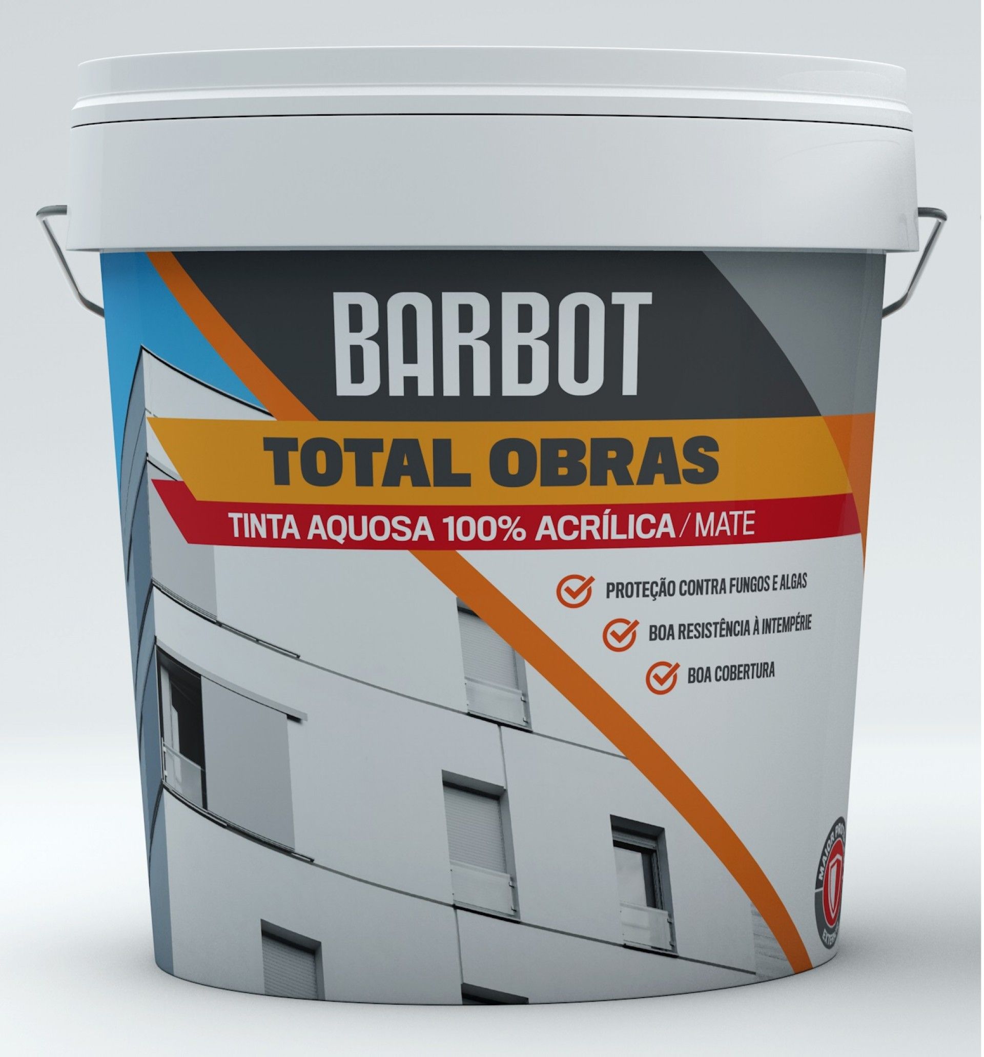 Tinta Total Obras 100% Acrílica Exterior Mate Basetr 15l