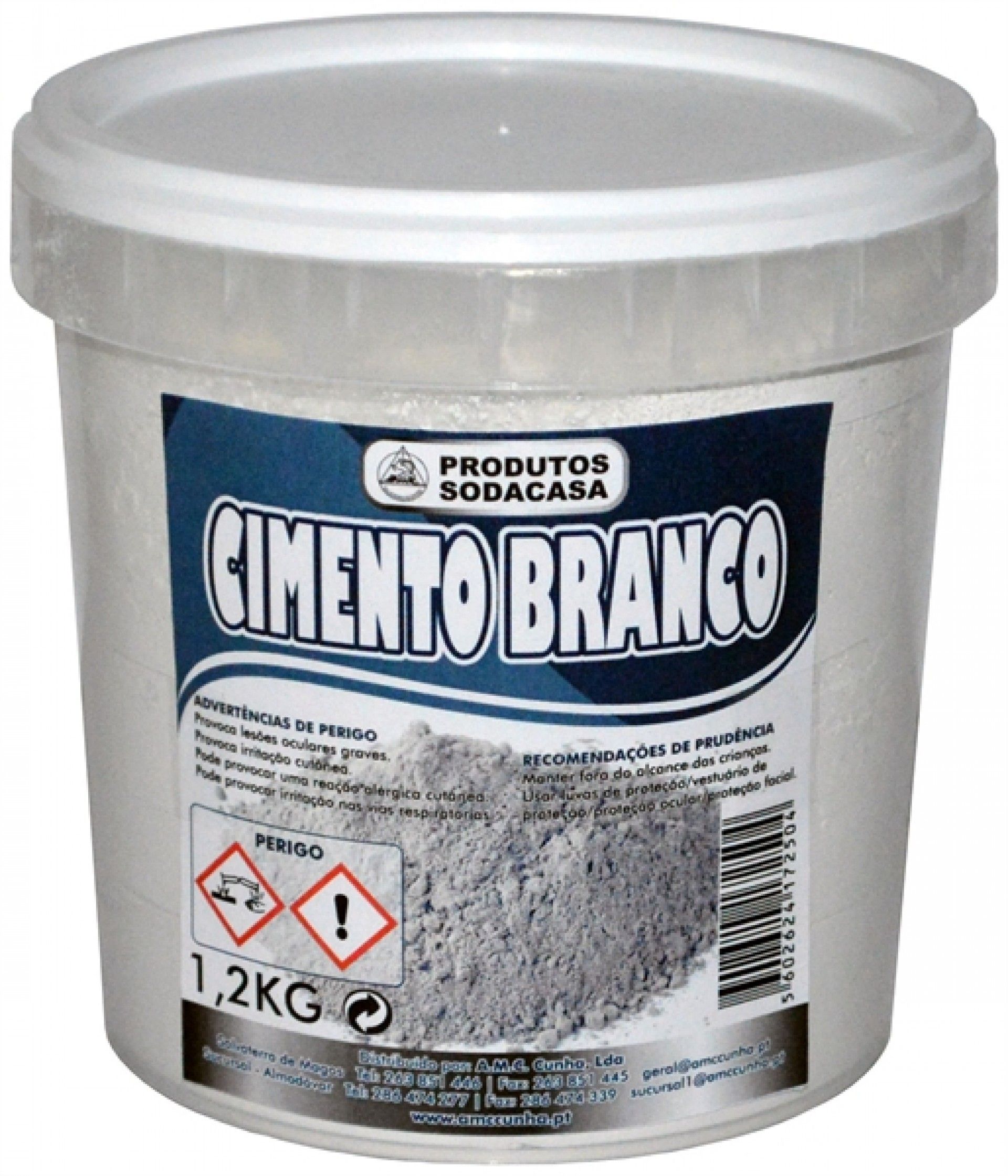 Cimento Branco Balde 1,2kg