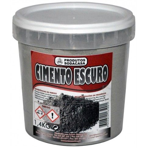 Cimento Escuro Balde 1,4kg Cimento Escuro Balde 1,4kg
