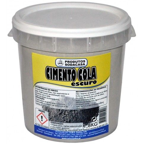Cimento Cola Escuro Balde 1,8kg Cimento Cola Escuro Balde 1,8kg