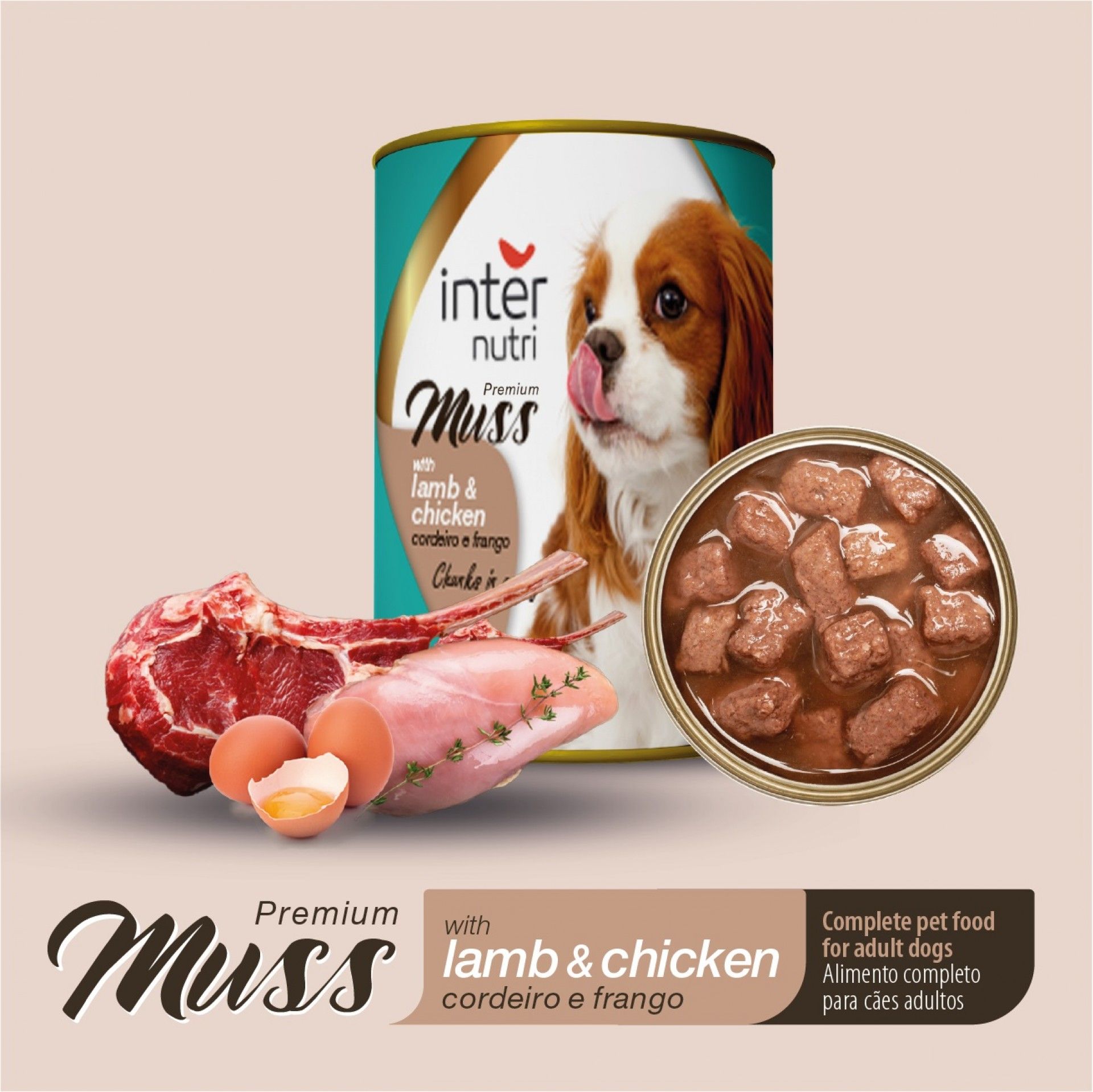 Alimento Para Cão Cordei/Fran 415g