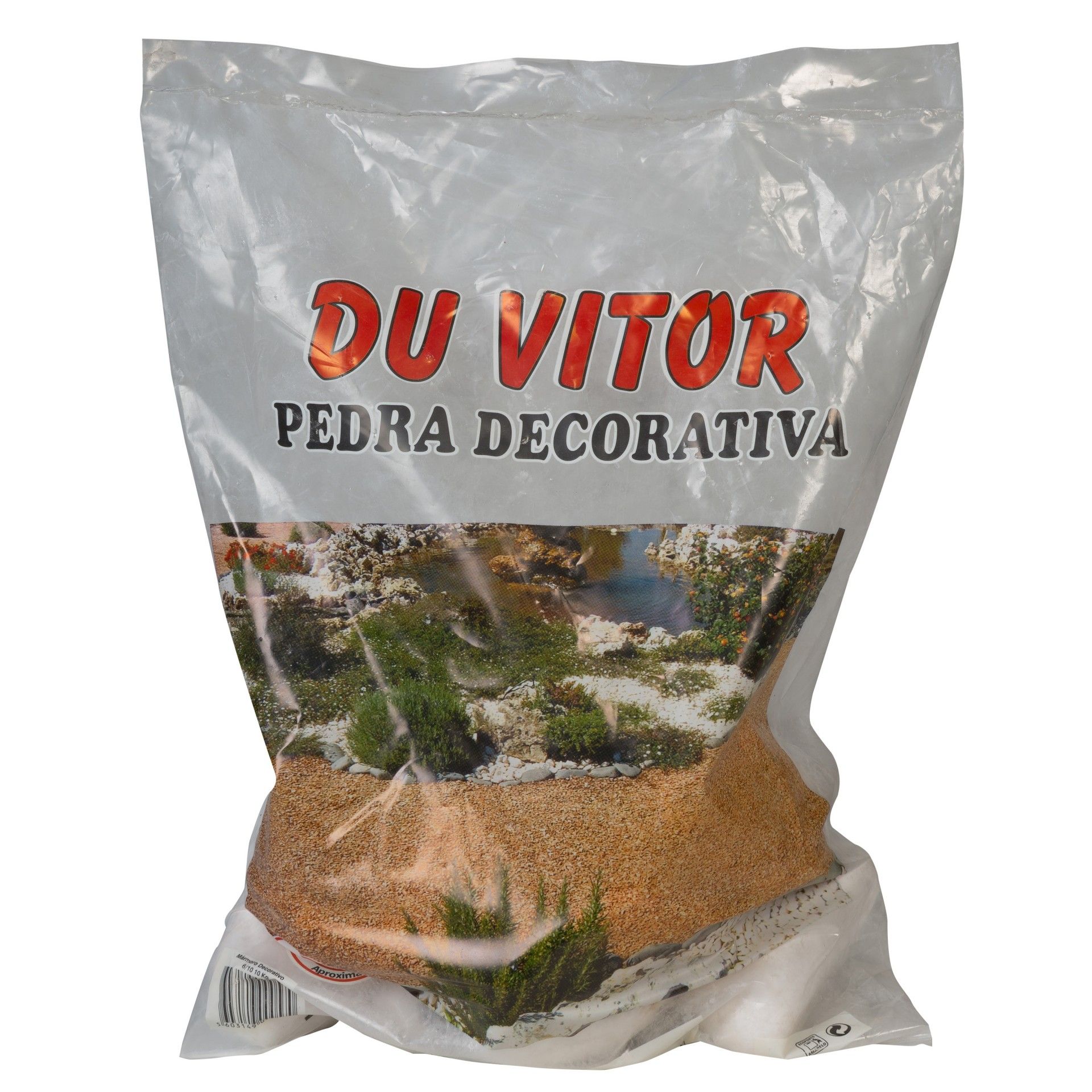 Mármore Decorativo Rolado 6/10 Cm 10kg