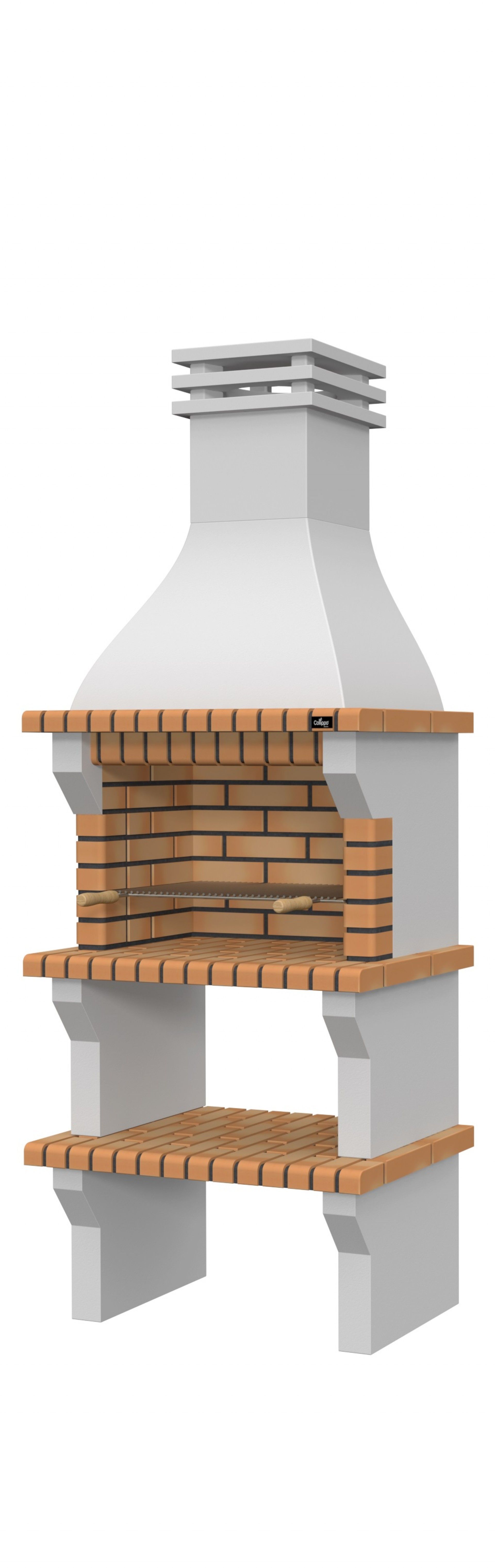 Churrasqueira Barcelos 86x58x229cm C/Grelha