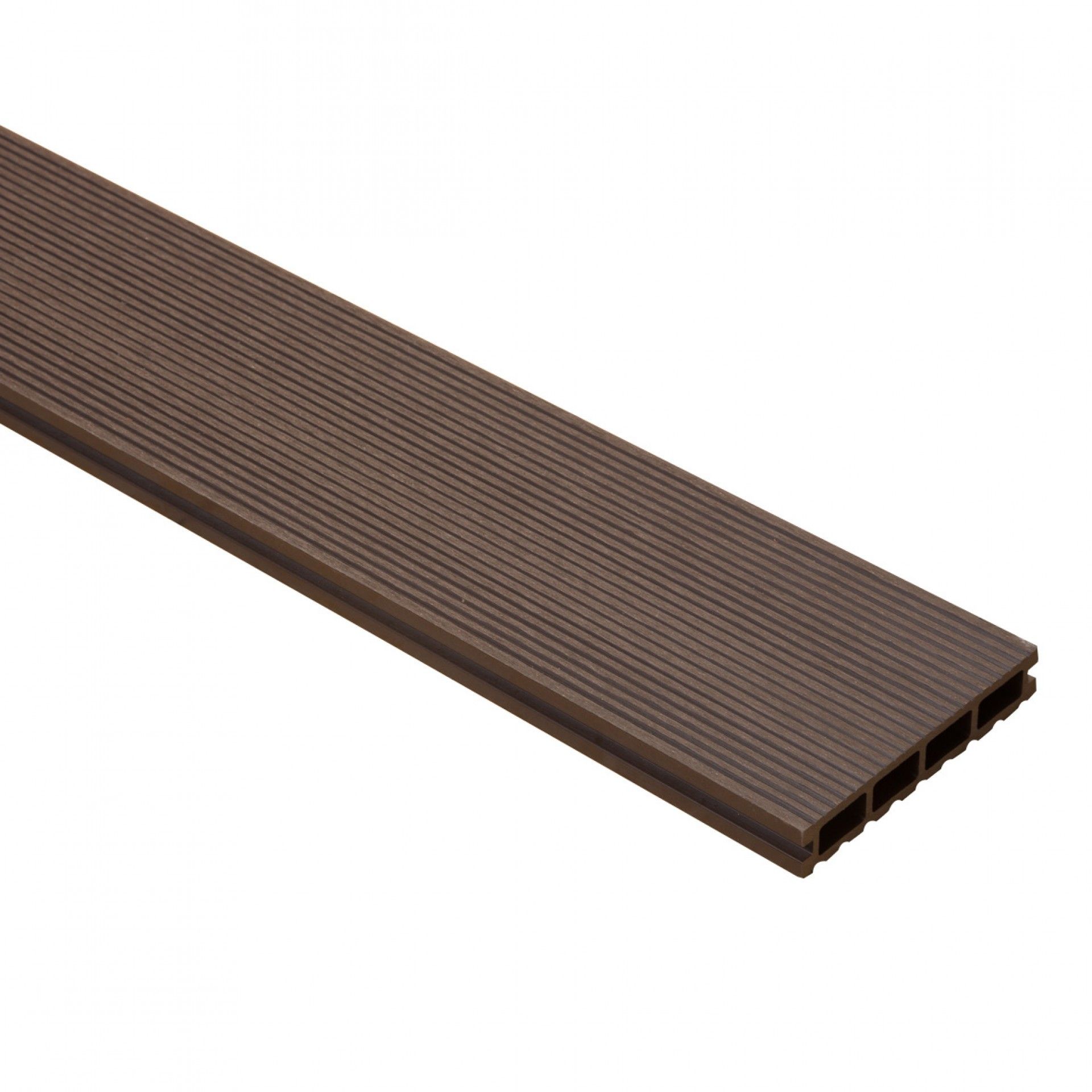 Deck Compósito 146x25x2200 Castanho Escuro