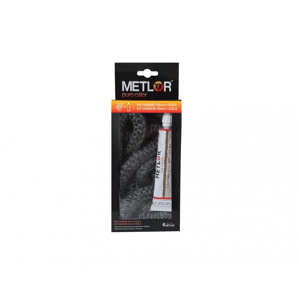 Kit Cord�o Redondo D10 Preto 2,5m