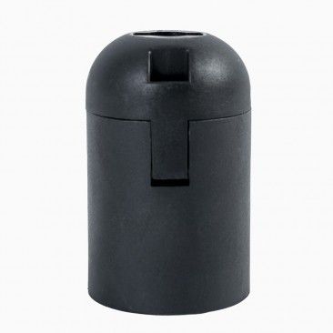 Suporte Lampada E27 Preto
