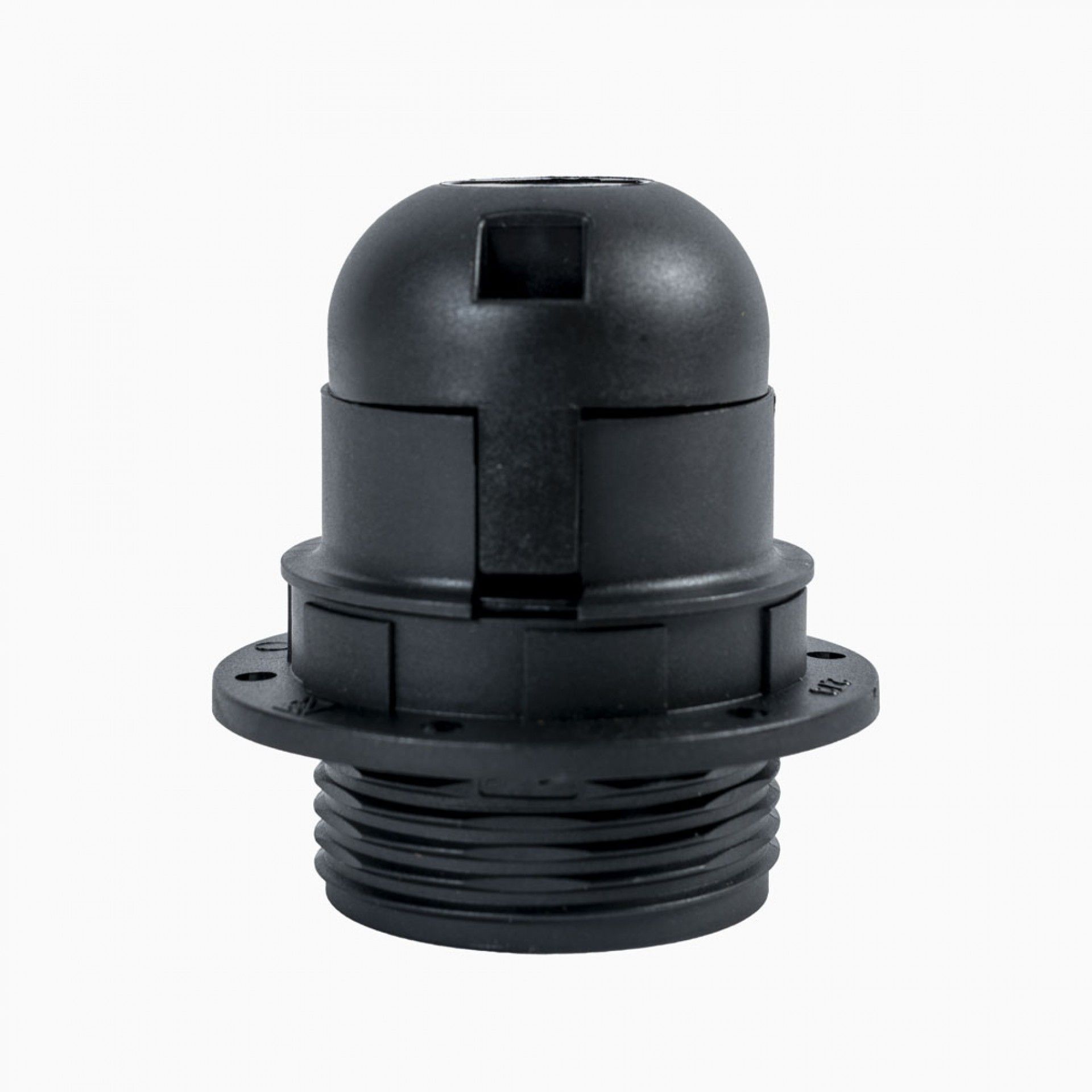 Suporte Lampada C/ Aro E27 Preto