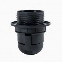 Suporte Lampada C/ Aro E27 Preto Suporte Lampada C/ Aro E27 Preto