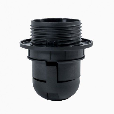 Suporte Lampada C/ Aro E27 Preto Suporte Lampada C/ Aro E27 Preto