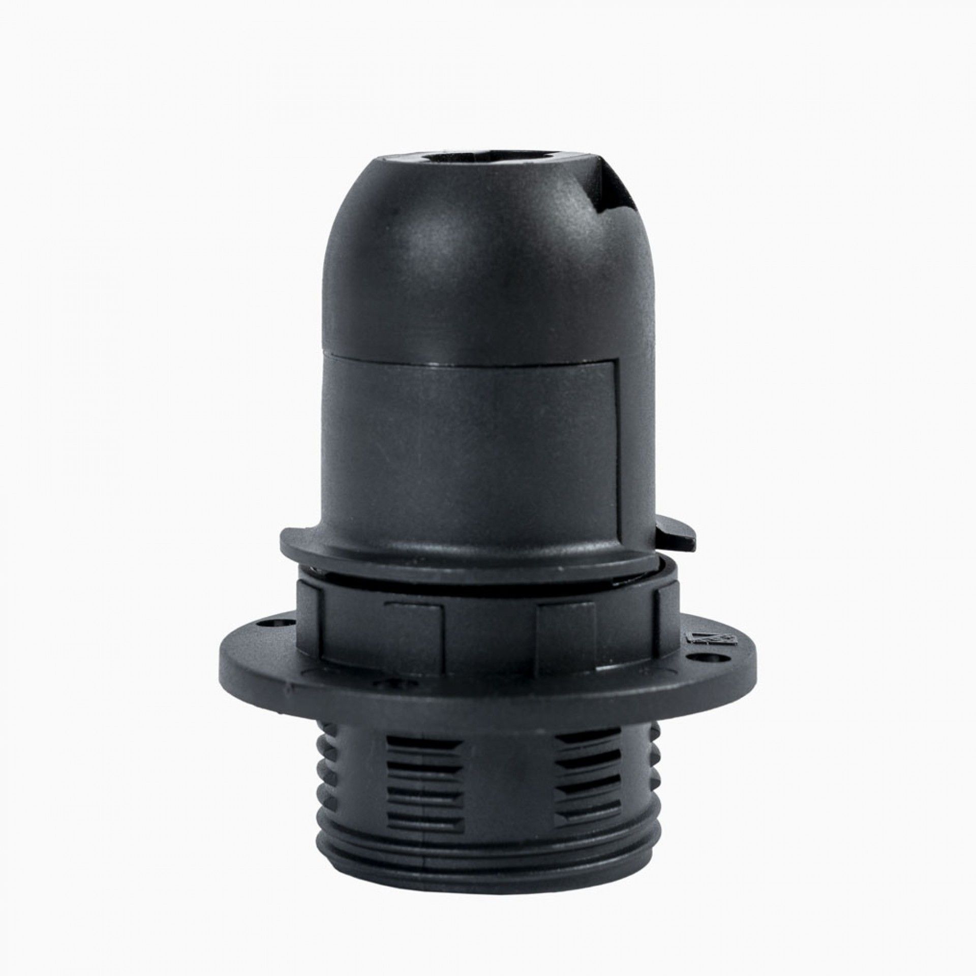 Suporte Lâmpada C/ Aro E14 Preto