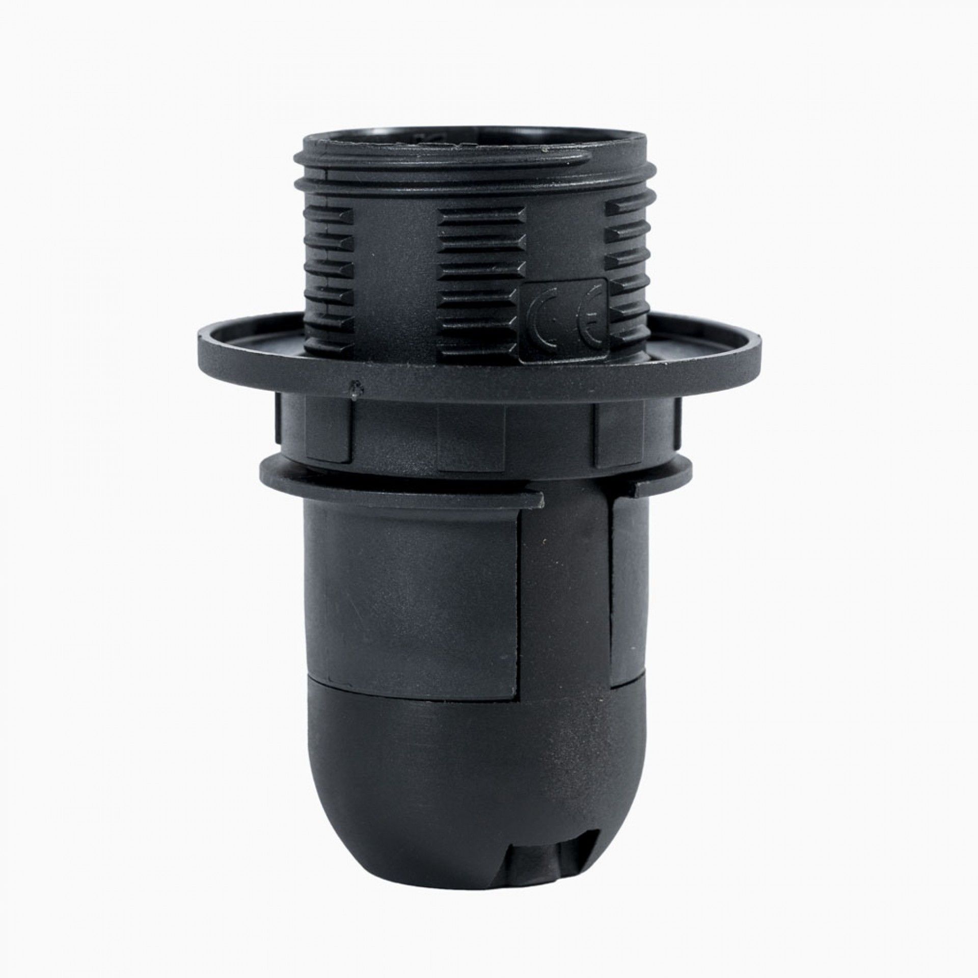 Suporte Lâmpada C/ Aro E14 Preto